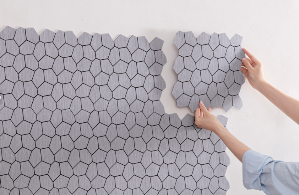 Minimalist Hexagonal Brushed S - Pvc Panel Background recensione e prezzo