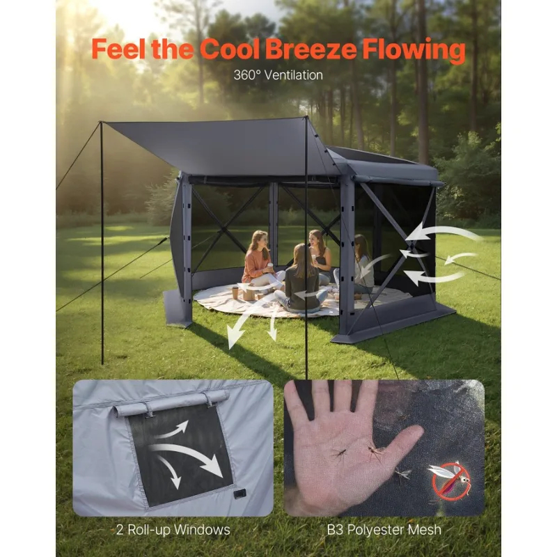 12x12ft 6 Sided Up Screen Gaze - Screen Top Mesh recensione e prezzo