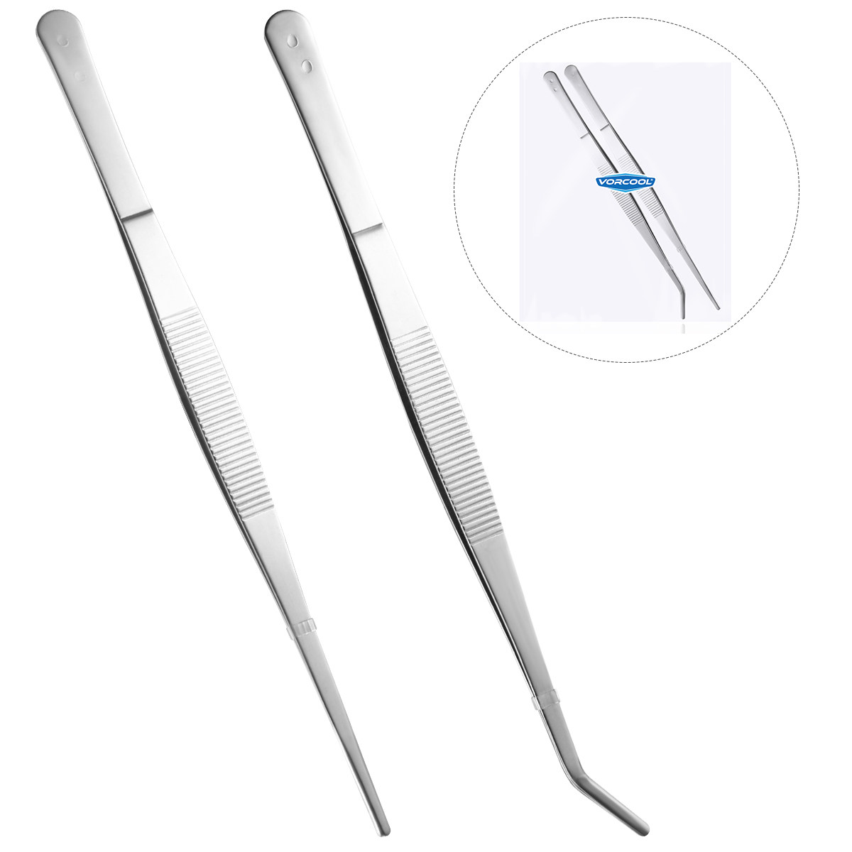 2Pcs Stainless Steel Straight  - Feeding Tong Stainless recensione e prezzo
