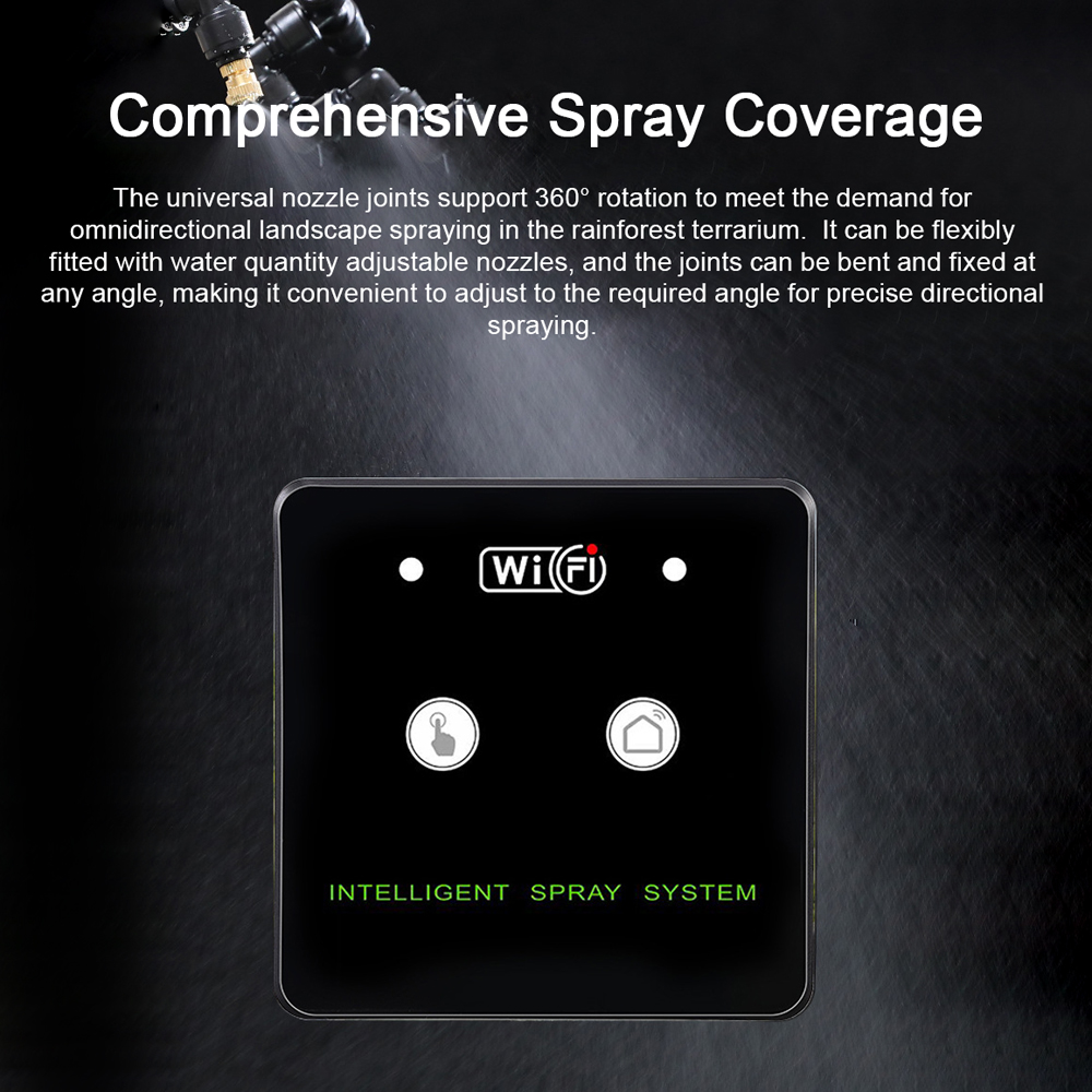 360° Rotatable Wifi Rainforest - Terrarium Fogger Ultrasonic recensione e prezzo