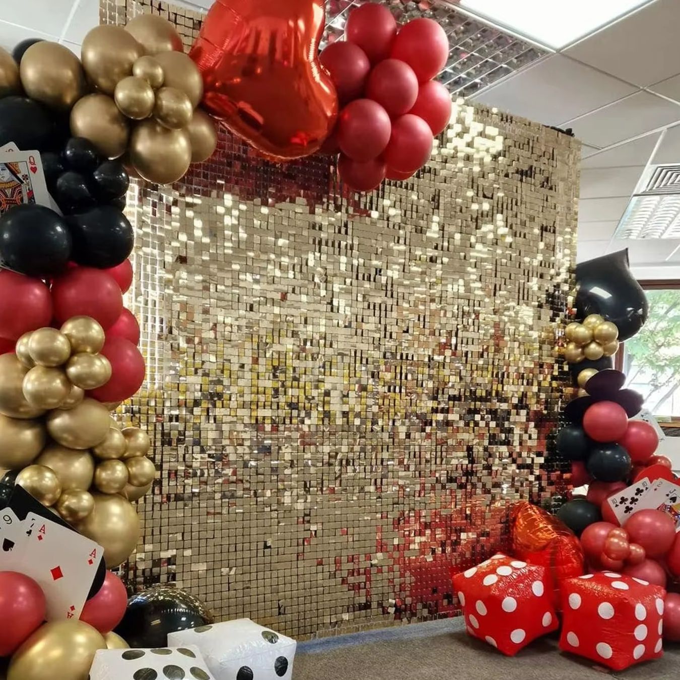 12pcs Light Gold Shimmer Wall  - Pvc Panel Background recensione e prezzo