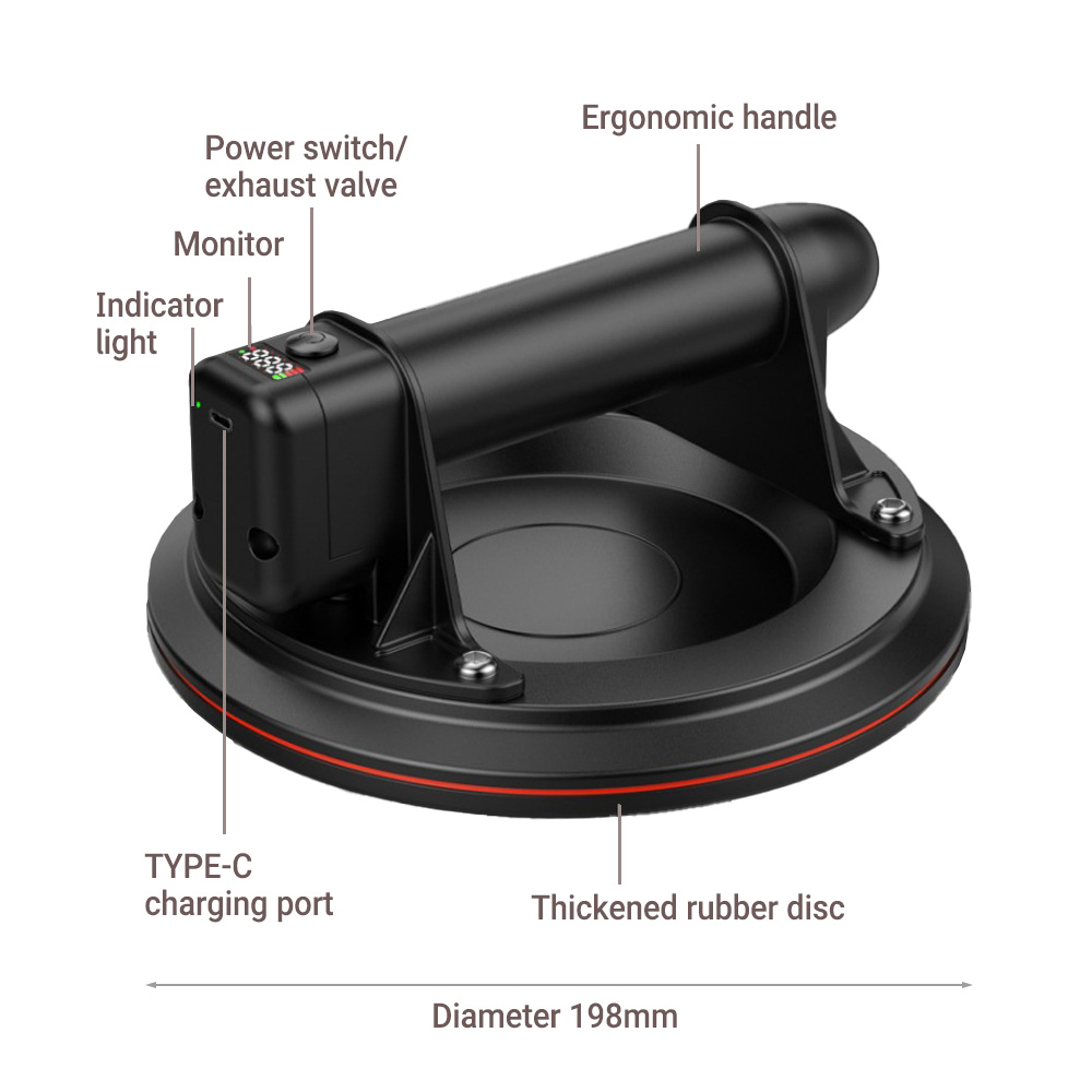 8Inch Electric Vacuum Suction  - Ceramic Tile Floor recensione e prezzo