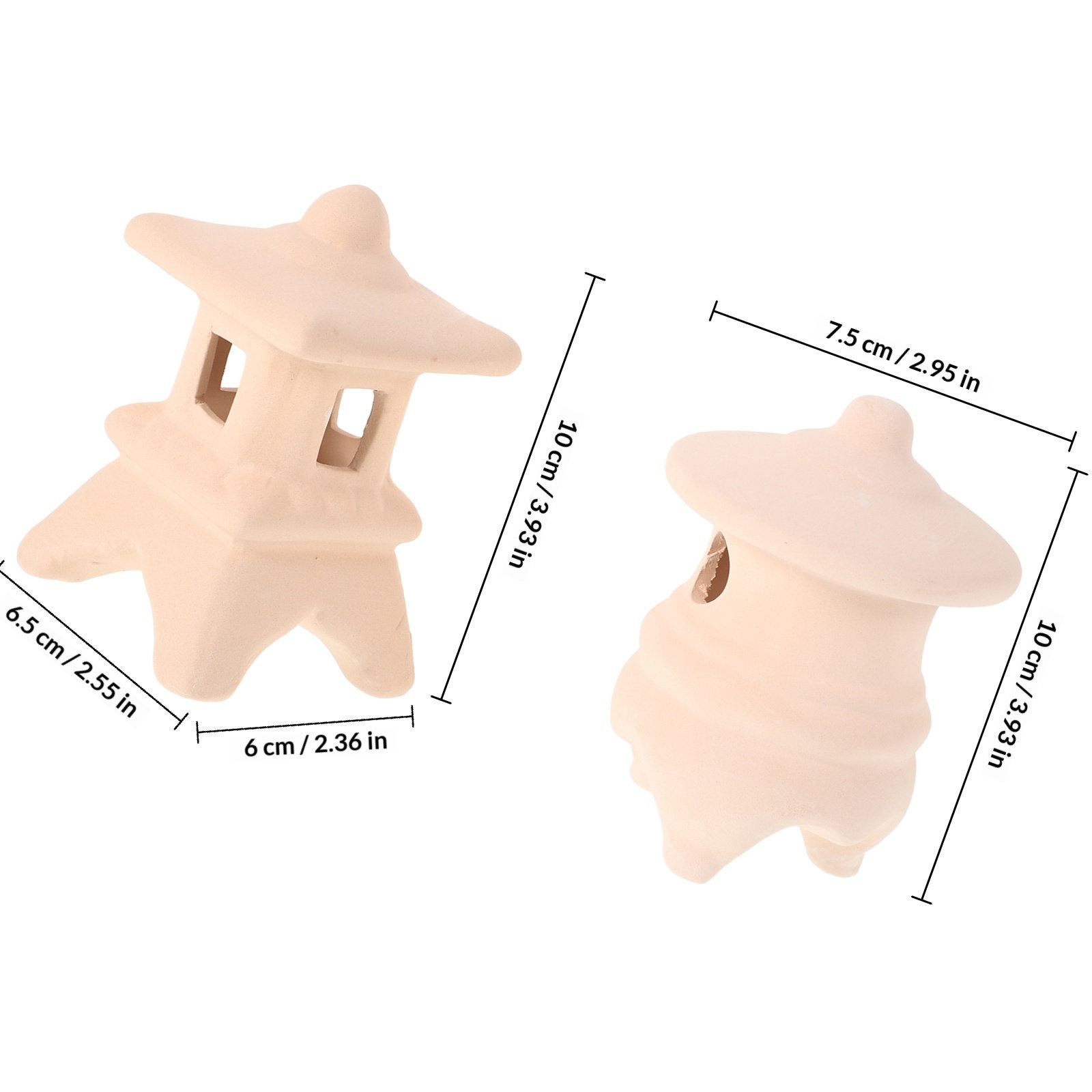 2Pcs Ceramic Aquarium Hide Fis - Hide Cave Ceramic recensione e prezzo