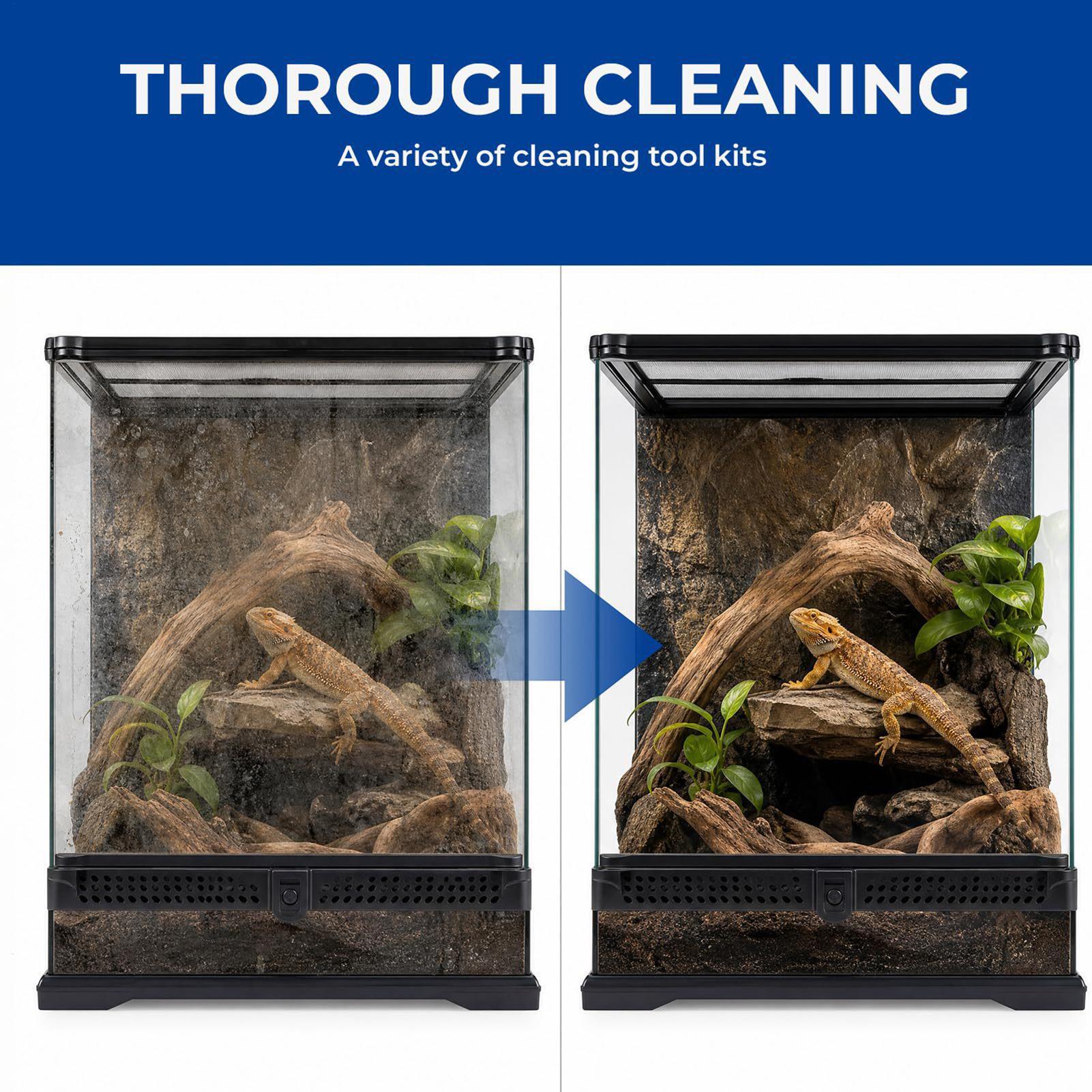 Reptile Tank Cleaning Kit With - Feeding Tong Stainless recensione e prezzo