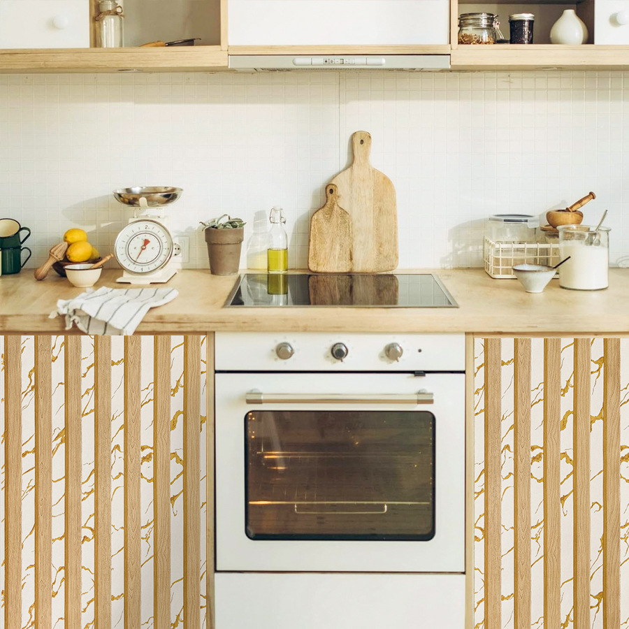 Yellow Grid Striped Self-adhes - Pvc Panel Background recensione e prezzo