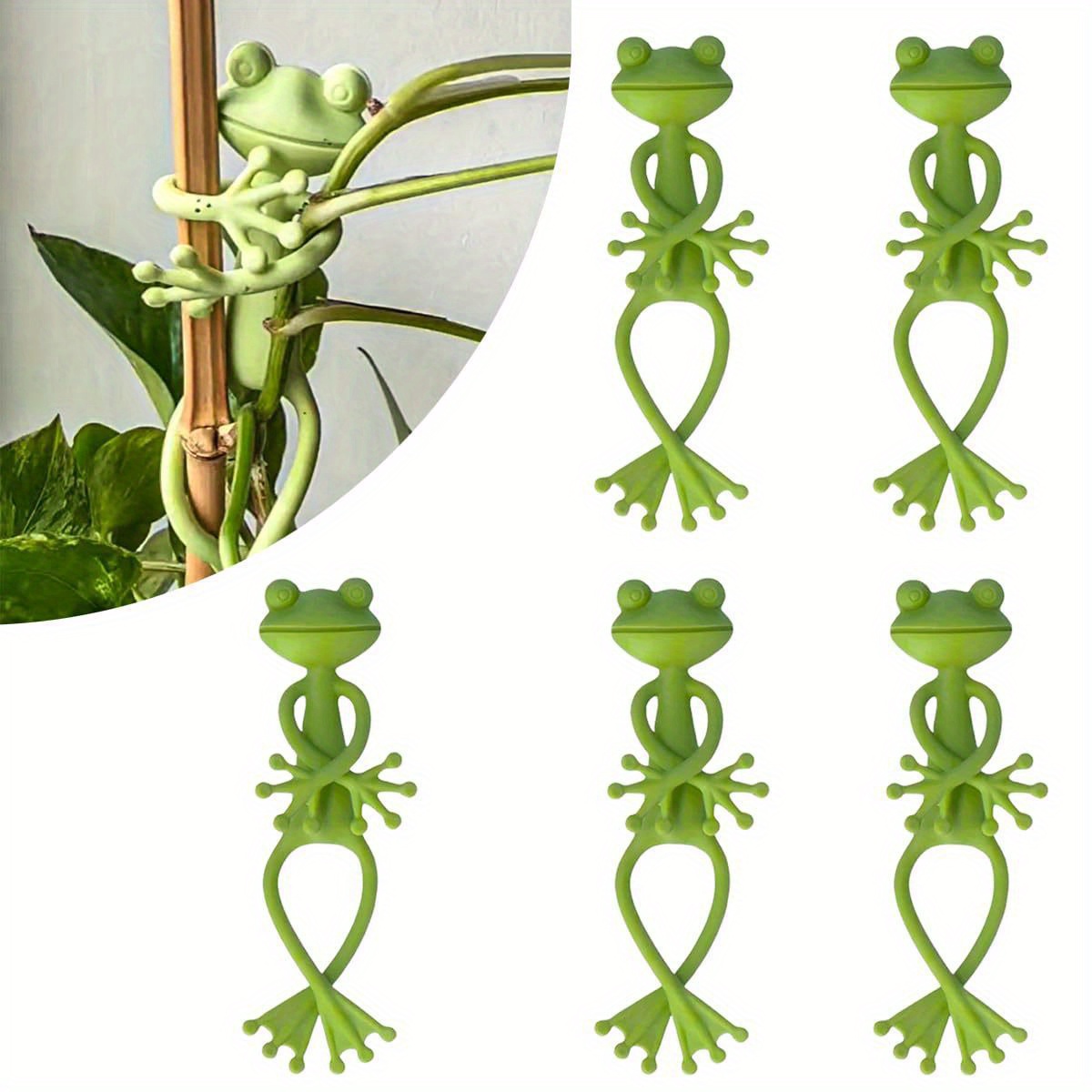 Creative Green Frog Plant Fixi - Vine Climbing Plastic recensione e prezzo