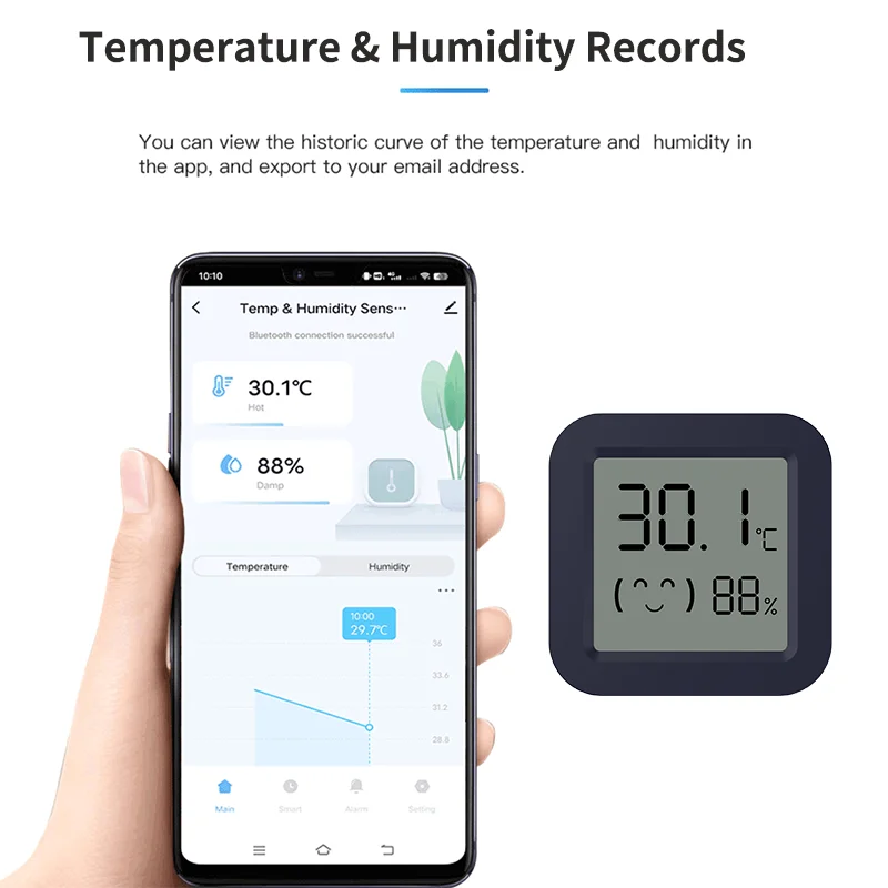 Mini Smart Thermometer Hygrome - Digital Hygrometer Probe recensione e prezzo