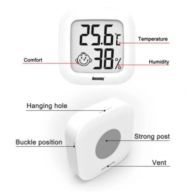 LCD Digital Thermometer Hygrom - Digital Hygrometer Probe recensione e prezzo