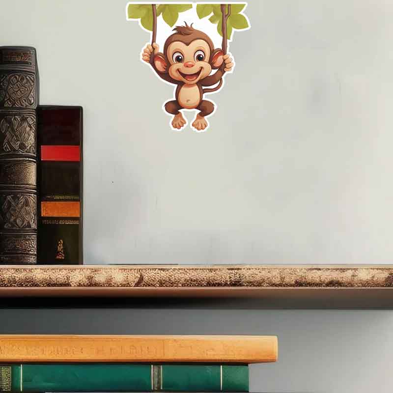Cute little monkey living room - Pvc Panel Background recensione e prezzo