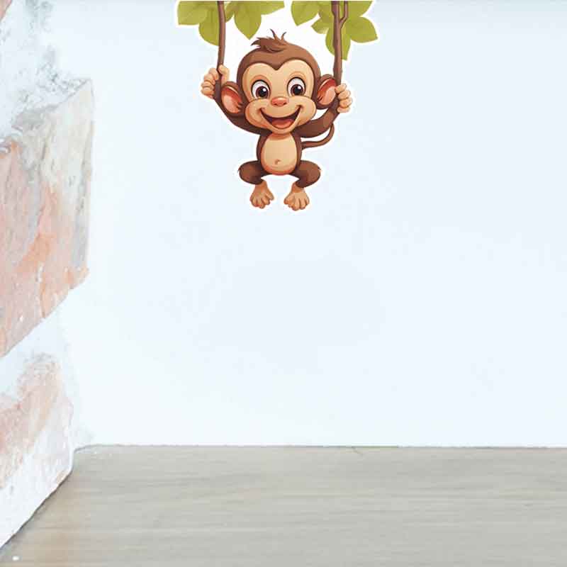Cute little monkey living room - Pvc Panel Background recensione e prezzo