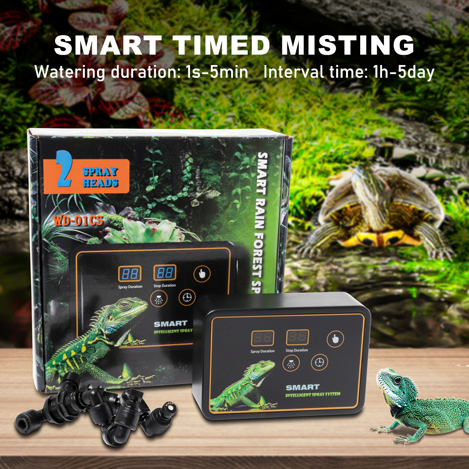 Automatic Reptile Spray System - Terrarium Fogger Ultrasonic recensione e prezzo