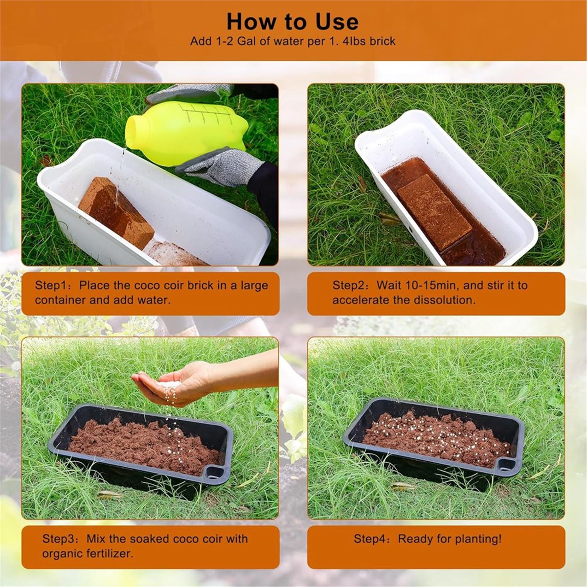 HITL 3 Pack Bricks, for Plants - Substrate Coconut Fiber recensione e prezzo