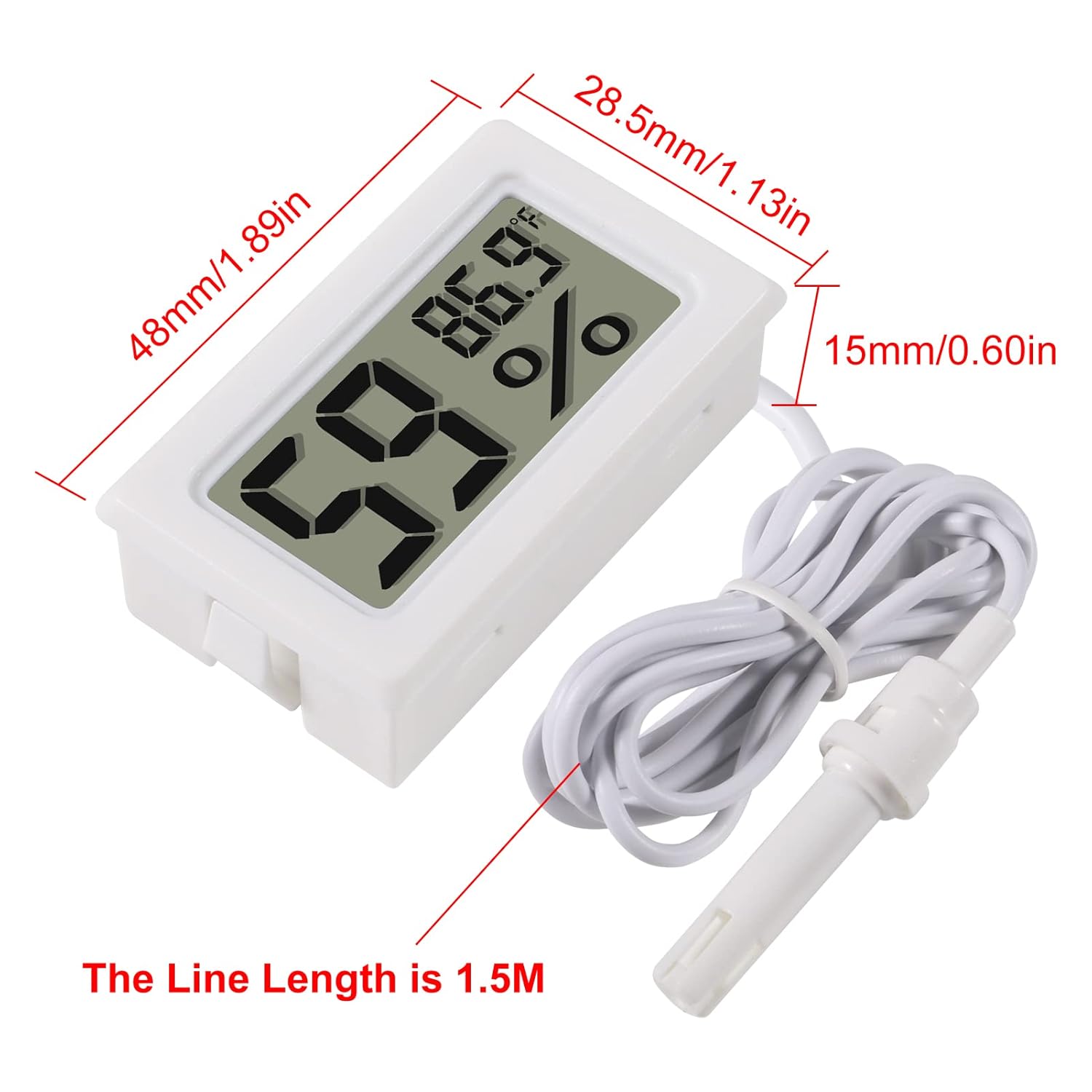2pcs Mini Digital Hygrometer T - Digital Hygrometer Probe recensione e prezzo