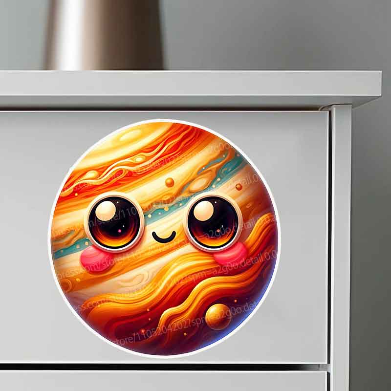 Cartoon Jupiter stickers space - Pvc Panel Background recensione e prezzo