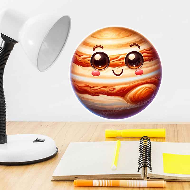Cartoon Jupiter stickers space - Pvc Panel Background recensione e prezzo