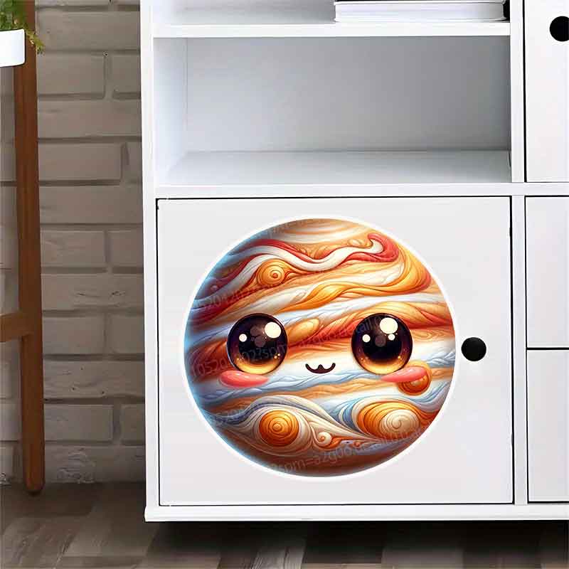 Cartoon Jupiter stickers space - Pvc Panel Background recensione e prezzo