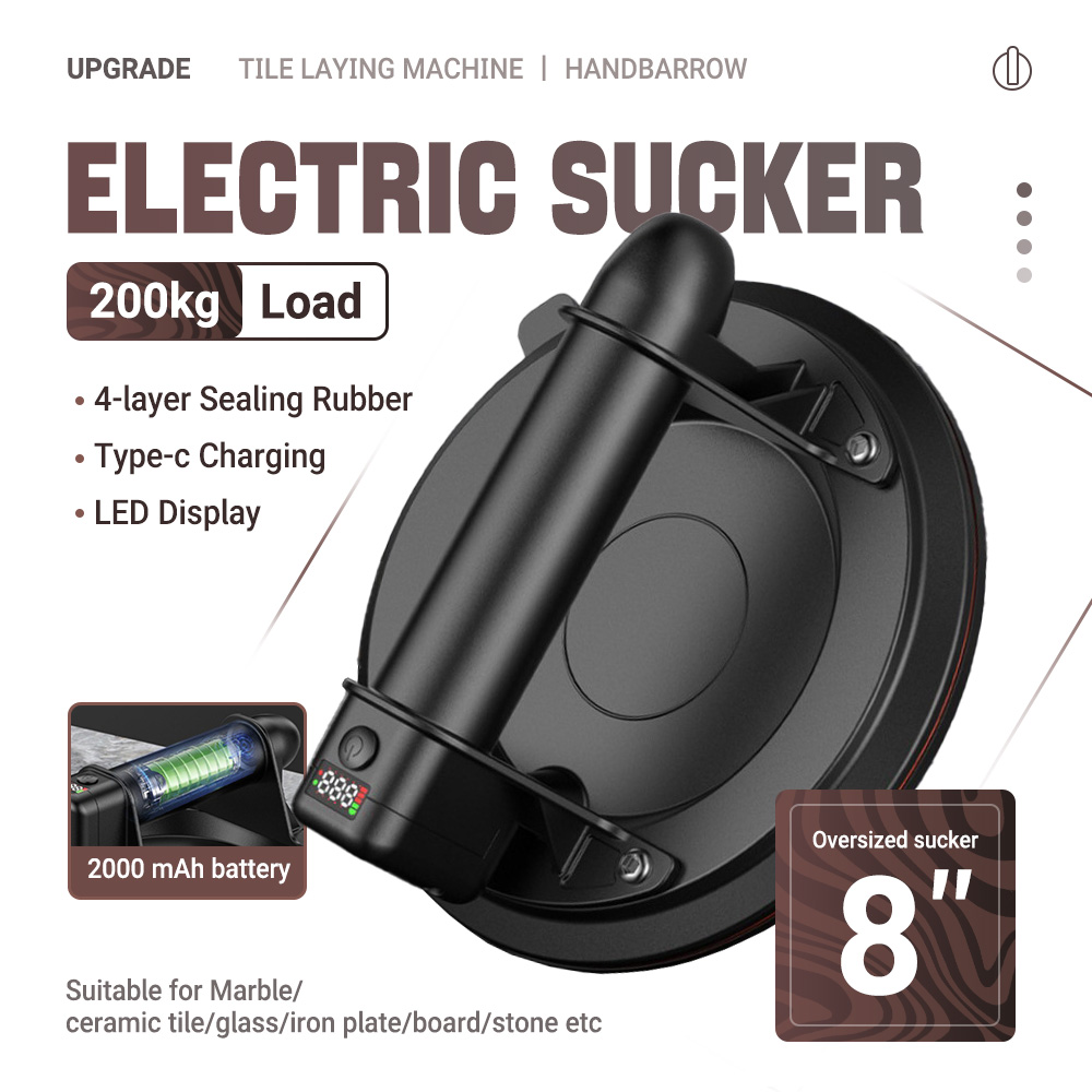 Electric Vacuum Suction Cup 8  - Ceramic Tile Floor recensione e prezzo